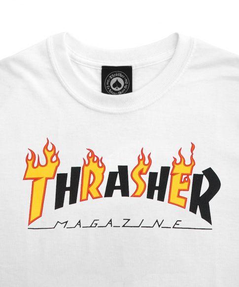 G with Flame Logo - T Shirts Thrasher