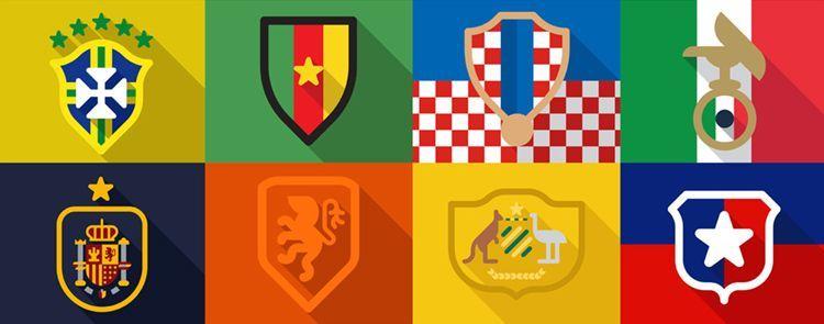Minimalist Soccer Logo - Minimalist World Cup Team Crests | detail | World cup teams, Soccer ...