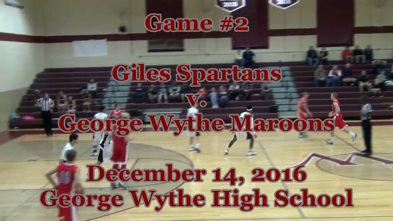 George Wythe Maroons High School Logo - Giles Spartans v. George Wythe Maroons - YouTube