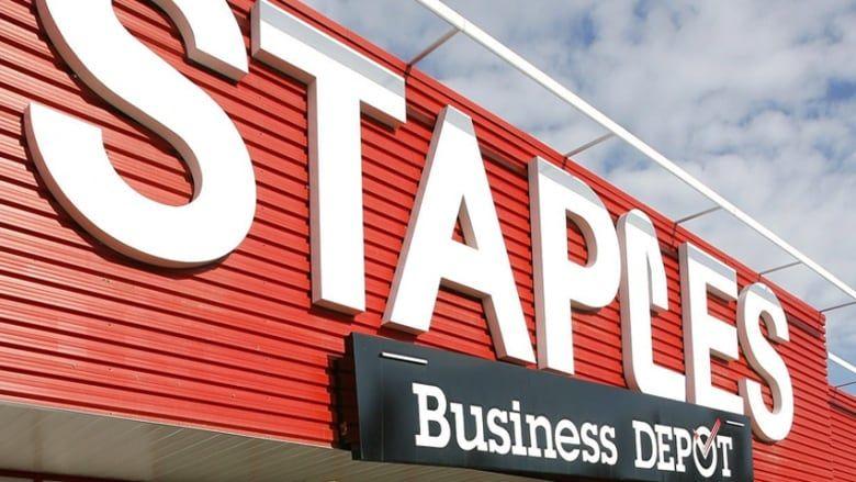 American Retailer Red Logo - Staples to close 140 stores in U.S. and Canada this year | CBC News