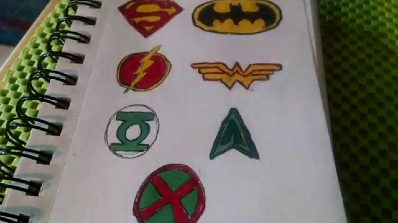 DC Comics Superhero Logo - DC comics superhero symbols explained - YouTube