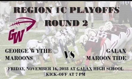 George Wythe Maroons High School Logo - SHADES OF MAROON: George Wythe set for battle with Galax - Coalfield ...