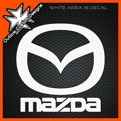 White Mazda Logo - Mazda & Name Custom Designs, LLC