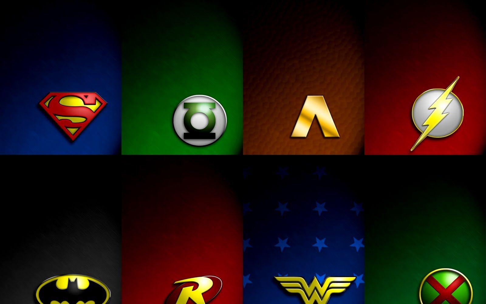 DC Comics Superhero Logo - DC Superheroes Wallpaper - WallpaperSafari