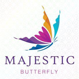 Elegant Butterfly Logo - Majestic Butterfly logo Like: simple, shape based, very elegant