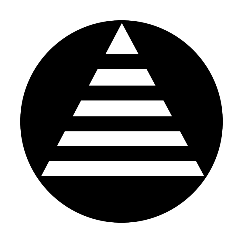 Striped Triangle Logo - Striped Triangle