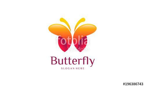 Elegant Butterfly Logo - Cute and Elegant Butterfly logo designs concept vector, Butterfly ...