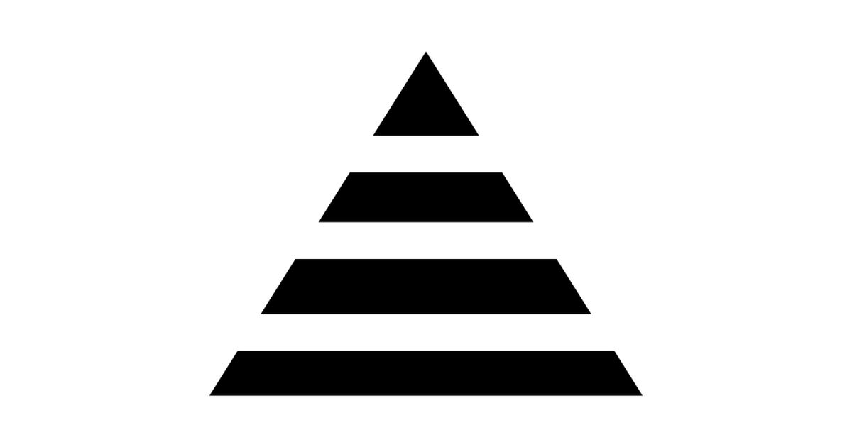 Striped Triangle Logo - Picture of Black And White Triangle Logo
