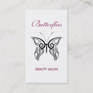 Elegant Butterfly Logo - Butterfly Logo Business Cards | Zazzle UK
