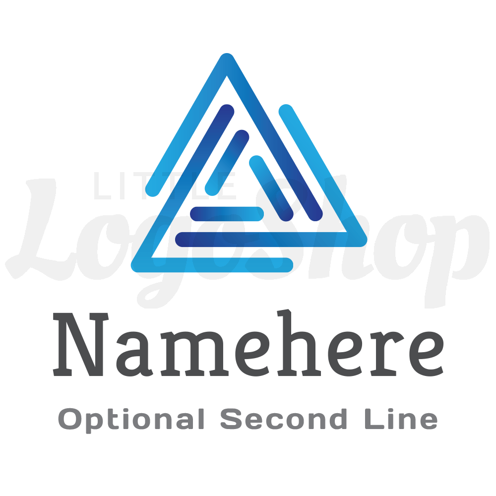 Striped Triangle Logo - Striped Triangle - Little Logo Shop