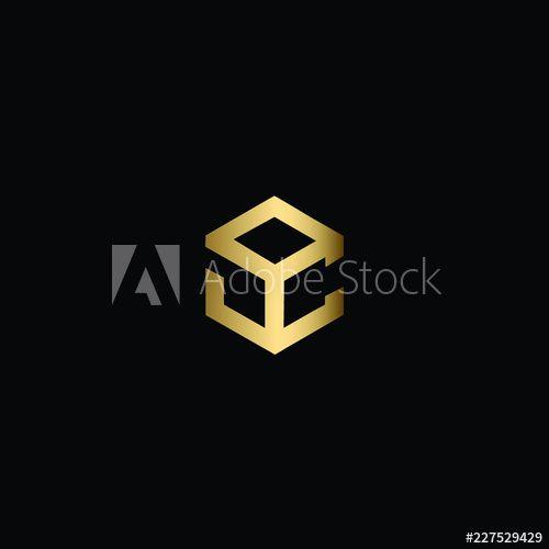 Gold and Black D Logo - Letter DC Cube Logo Design, Minimal Letter D C Logo Design Using