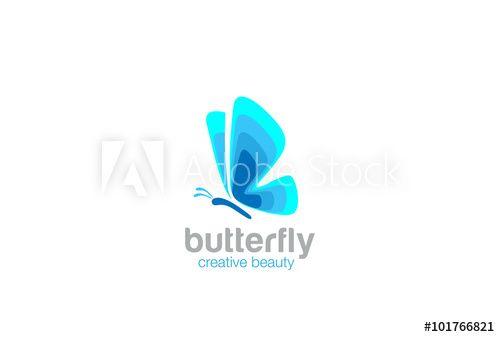 Elegant Butterfly Logo - Butterfly Logo Fashion Beauty Salon design elegant Logotype icon