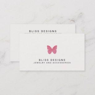 Elegant Butterfly Logo - Butterflies Logo Business Cards