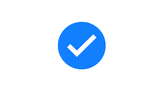 Blue Check Logo - Free Verified Icon 76010 | Download Verified Icon - 76010
