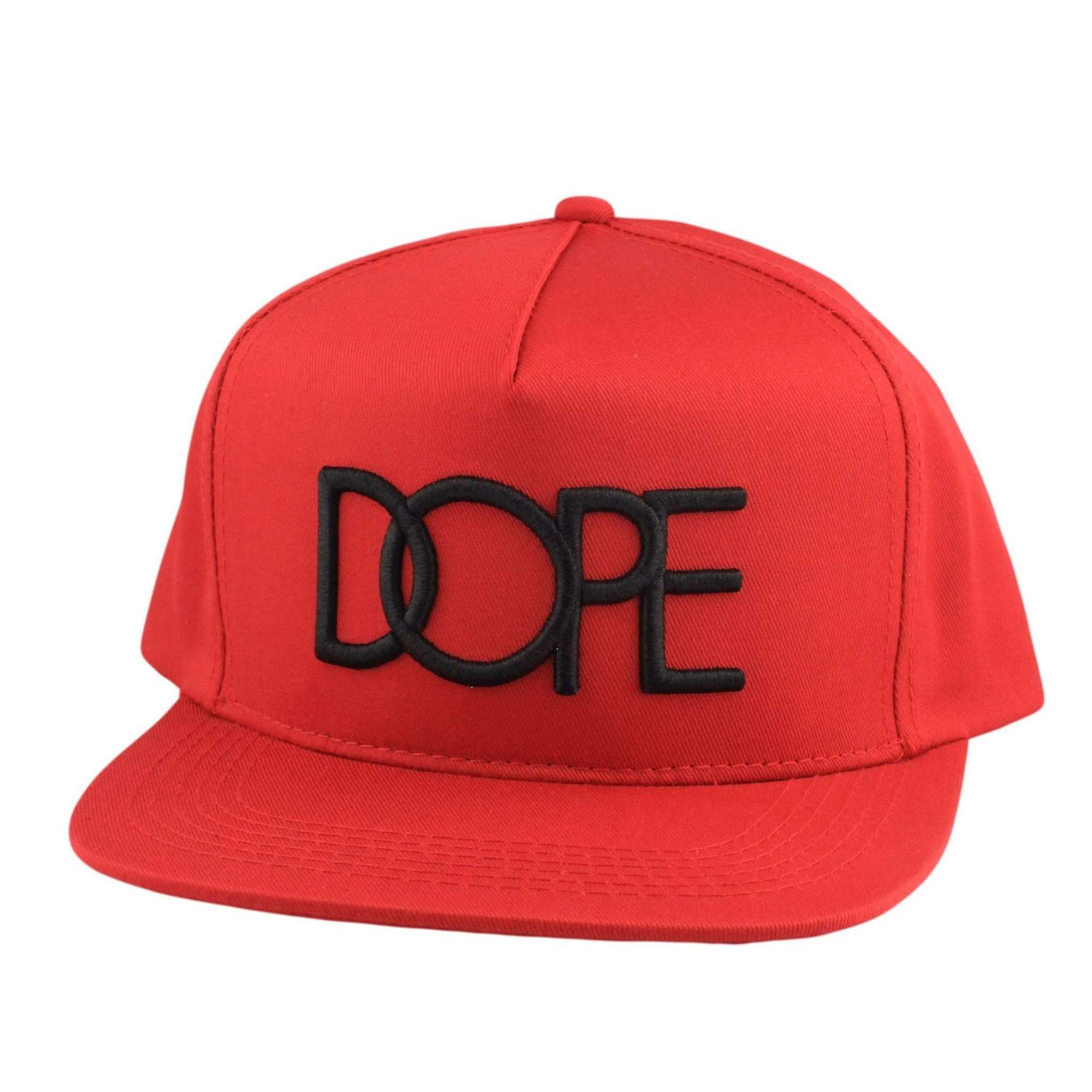 Red Dope Logo - DOPE Logo Red/Red Snapback | DOPE | Bespoke Cut and Sew