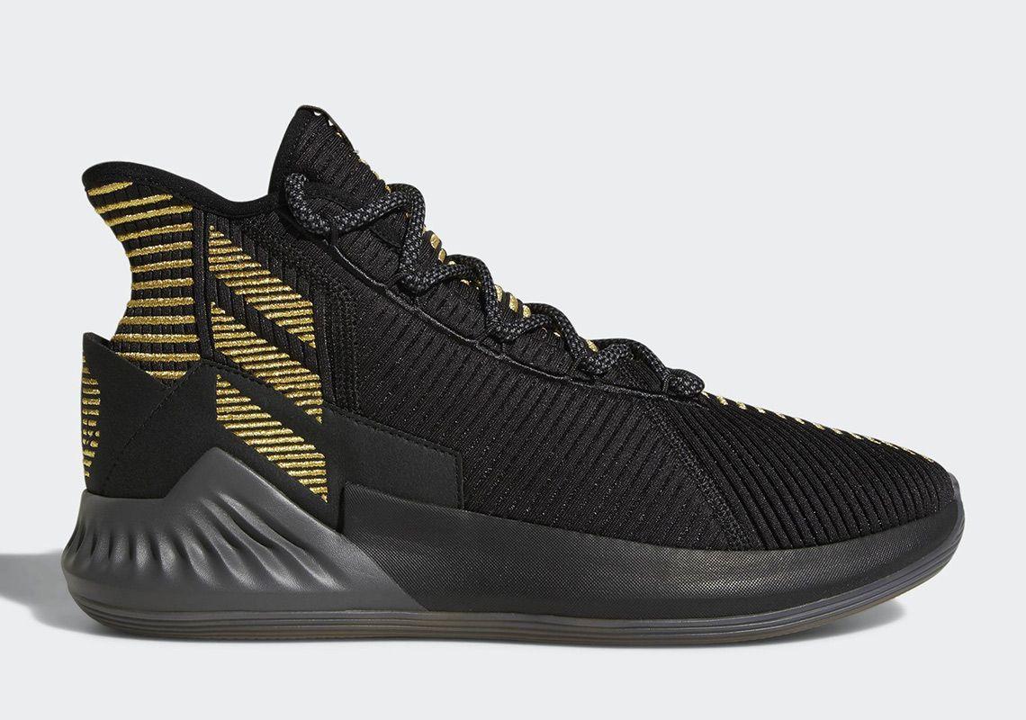 Gold and Black D Logo - adidas D Rose Black/Gold BB7657 Photos + Release Info | SneakerNews.com