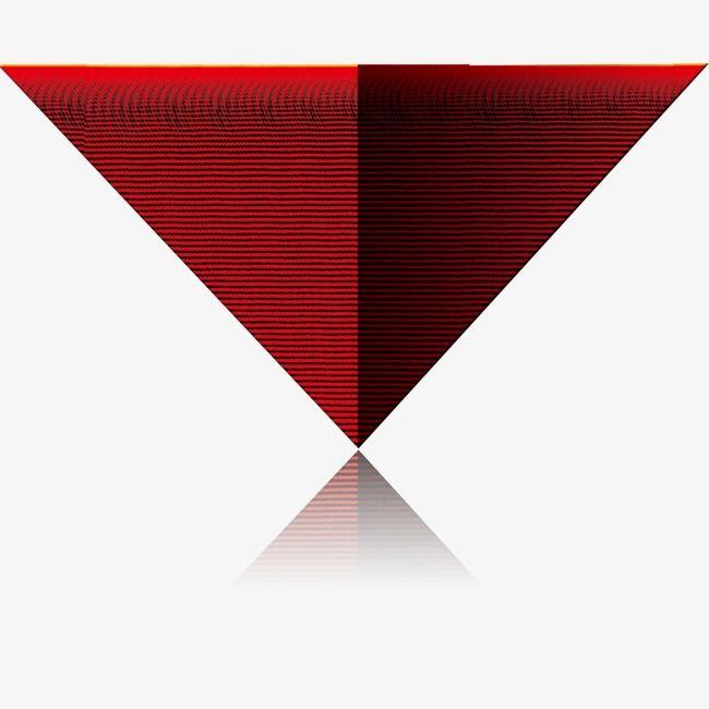 Striped Triangle Logo - Striped Triangle, Triangle, Red Triangle PNG and PSD File for Free