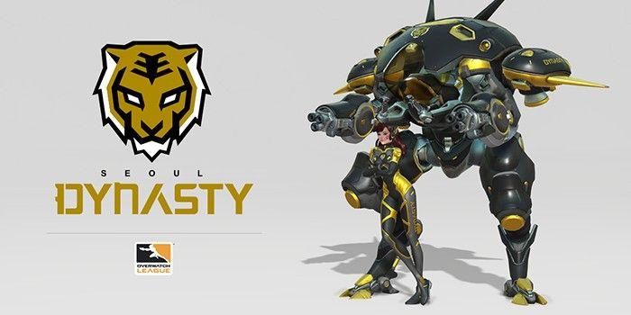 Gold and Black D Logo - Overwatch: The Seoul Dynasty enters the OWL with a regal gold and ...