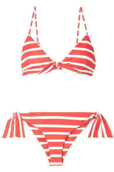 Striped Triangle Logo - Shoptagr. Taylor And Elsa Striped Triangle Bikini