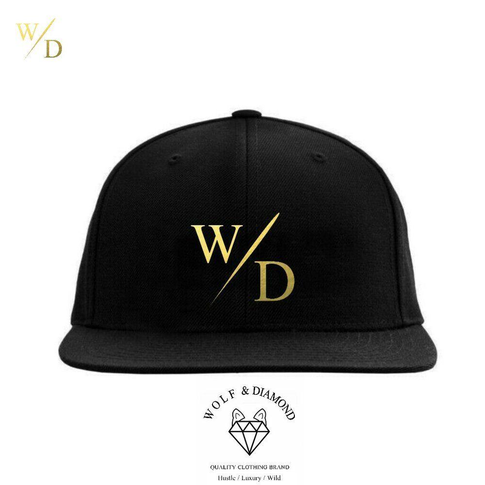 Gold and Black D Logo - FIFOSTAR® — Wolf & Diamond® Snapbacks Black. W/D Collection. ( Gold ...