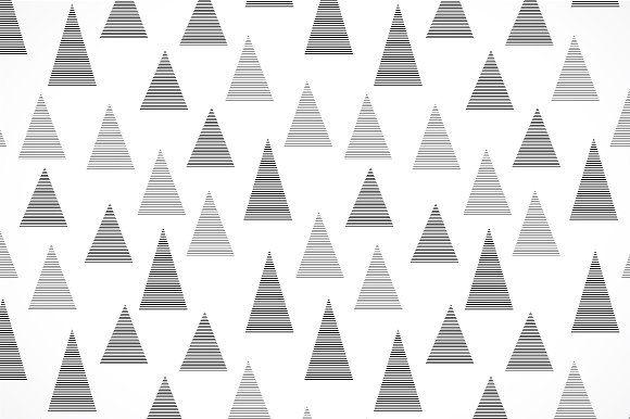 Striped Triangle Logo - Simple striped triangles pattern Graphic Patterns Creative Market