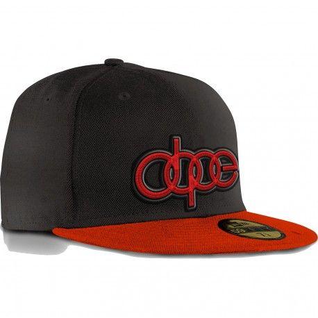 Red Dope Logo - Full Cap Dope logo Black Red - perfectcaps.eu