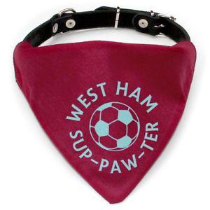Red Cat Blue Dog Logo - West Ham Pet Shirt Bandana, cat & dog football jersey gift, Hammers