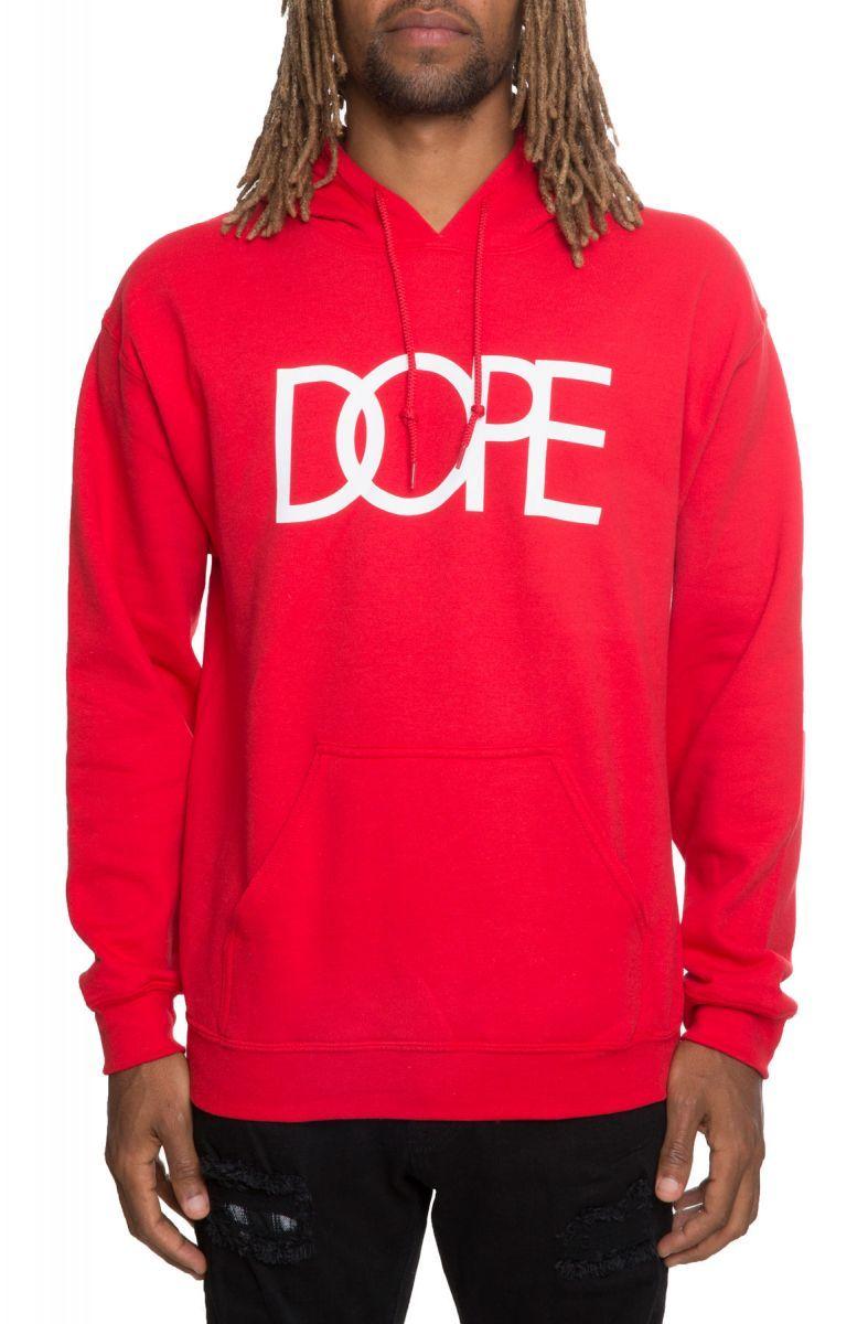 Red Dope Logo - DOPE Hoodie Logo Red