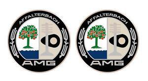 AMG Affalterbach Logo - For MERCEDES - 2 x `AMG Affalterbach Logo ` - CAR DECAL ...