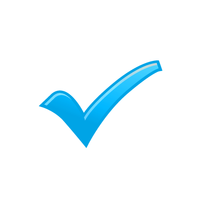 Blue Check Logo - Blue check tick icon #14178 - Free Icons and PNG Backgrounds