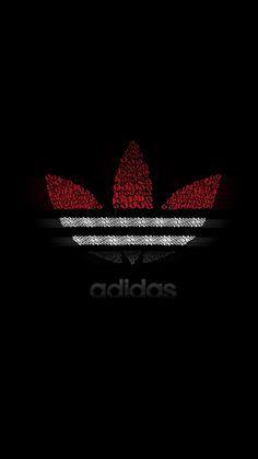 Red and Black Adidas Logo - Adidas Logo Original HD Wallpaper for iPhone is a fantastic HD
