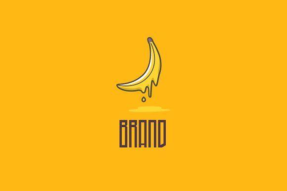 Liquid Smile Logo - Liquid Banana Logo ~ Logo Templates ~ Creative Market