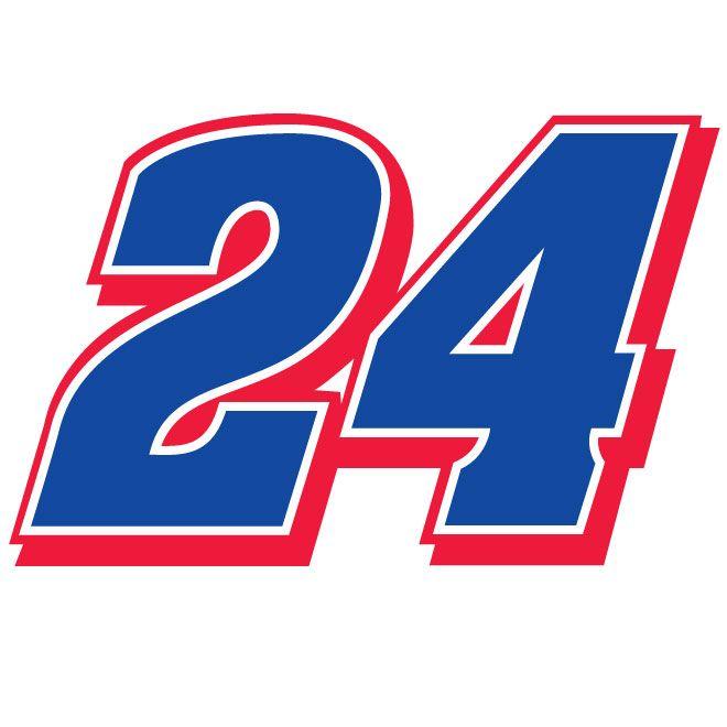 NASCAR Number Logo - JEFF GORDON VECTOR NUMBER