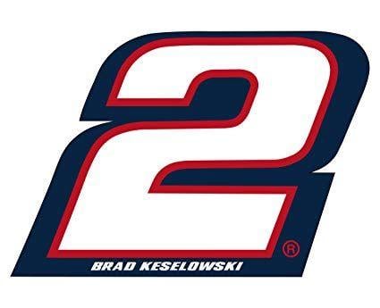 NASCAR Number Logo - Amazon.com: NASCAR #2 Brad Keselowski Jumbo Number Decal-NASCAR ...