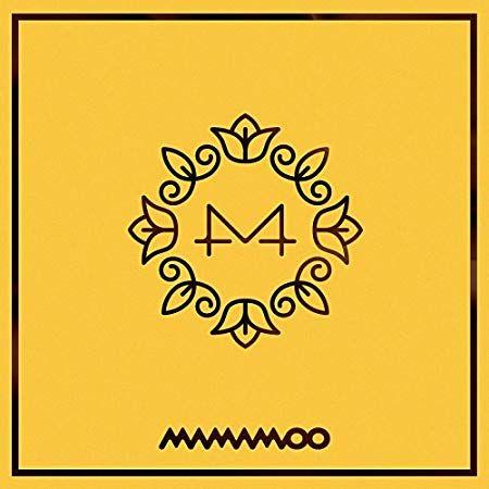 A Yellow Flower Logo - MAMAMOO Flower (6th Mini Album) CD Booklet Photocard Folded