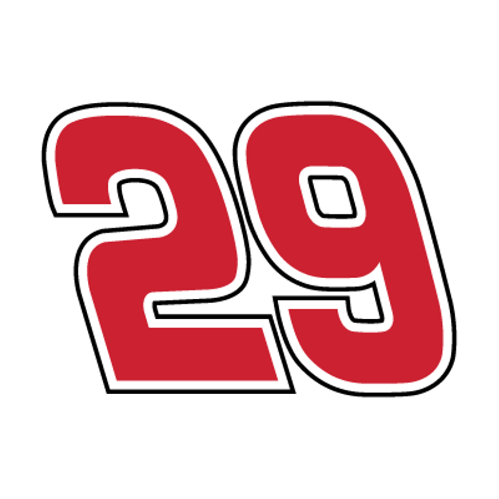 NASCAR Number Logo - nascar 29 number logo racing kevinharvick harvick rcr
