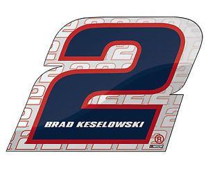 NASCAR Number Logo - NASCAR #2 Brad Keselowski Jumbo Number Magnet-NASCAR Large Magnet | eBay