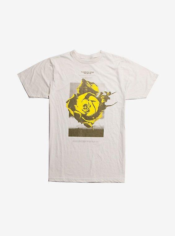 A Yellow Flower Logo - Twenty One Pilots Yellow Flower T-Shirt Hot Topic Exclusive