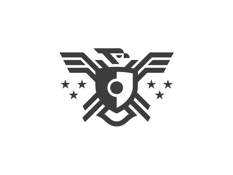 Flag Eagle Logo - Eagle Logo by Nathan Holthus Flag Eagle