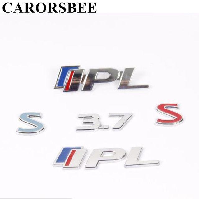 Infiniti IPL Logo - CARORSBEE 3D Metal 3.7 S IPL Logo Emblem Badge Car sticker Rear ...