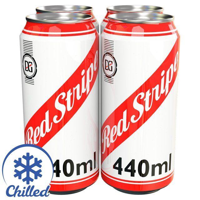 Red Stripe Lager Logo - Morrisons: Red Stripe Jamaica Lager Beer Can 4 x 440ml(Product ...