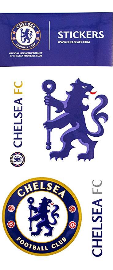 Chelsea Logo - Amazon.com : Official Chelsea FC Stickers : Sports & Outdoors