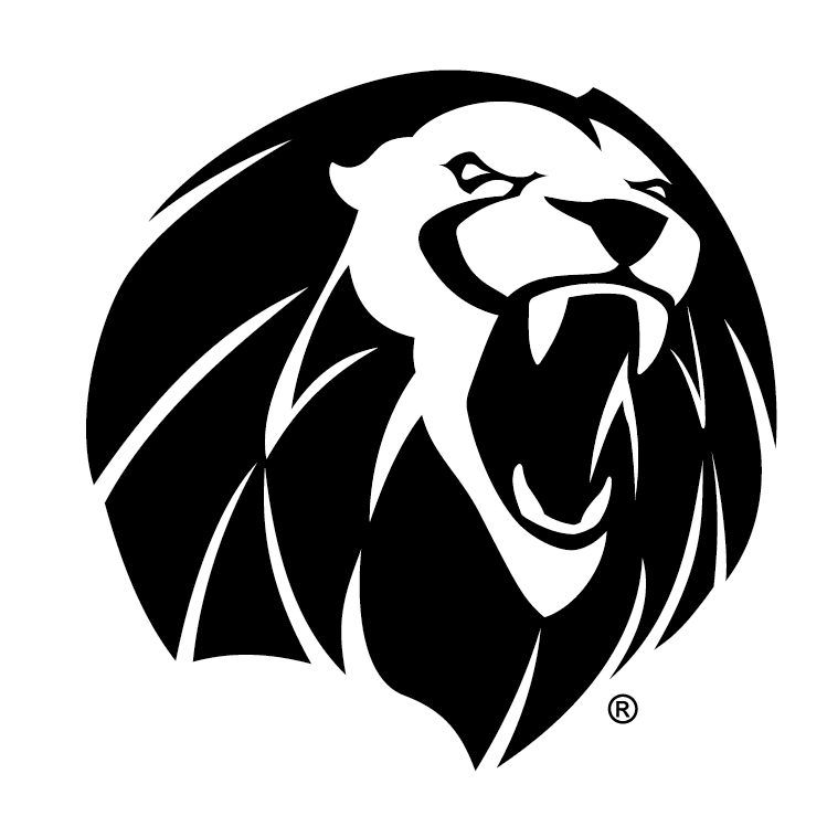 White and Blue Lion Logo - University of Arkansas - Fort Smith | UAFS