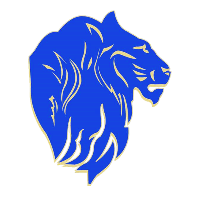 White and Blue Lion Logo - Restaurant — Blue Lion