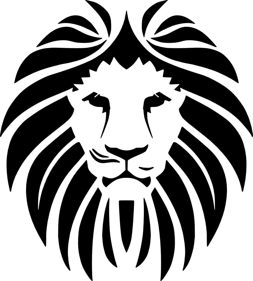 White and Blue Lion Logo - Pin by Shirah Ólafsson on Graphic Design | Lion, Art, Lion tattoo