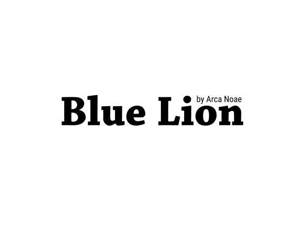 White and Blue Lion Logo - New Blue Lion FAQs added - Arca Noae