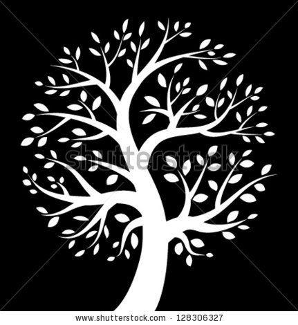 White Tree Logo - Black and white tree Logos