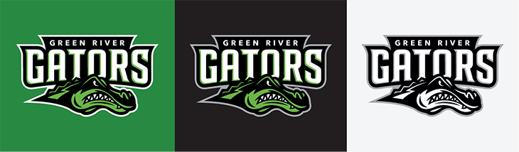 Green Gr Logo - Spirit Marks and Athletic Logos River College