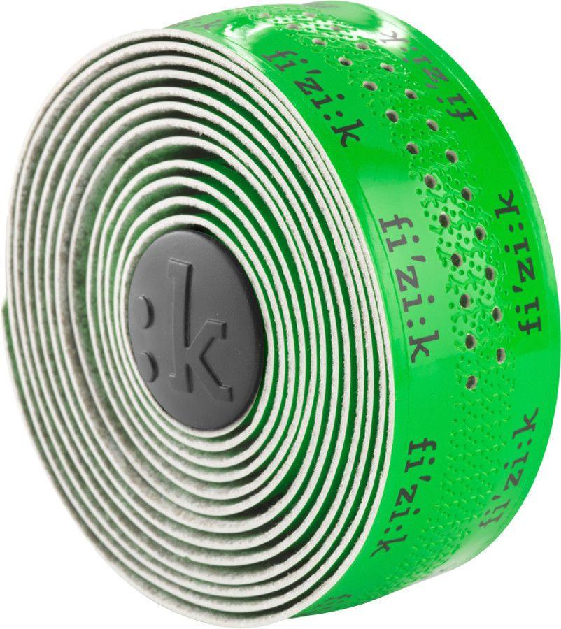 Green Gr Logo - Fizik Superlight Glossy Handelbar Tape Fizik Logo green at Bikester