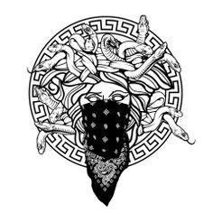 Crooks and Castles Medusa Logo - Best CROOKS image. Crooks, castles, Draw, Drawings
